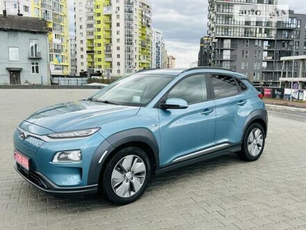 Синий Хендай Kona Electric, объемом двигателя 0 л и пробегом 114 тыс. км за 18400 $, фото 1 на Automoto.ua