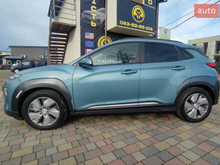 Хендай Kona Electric 2020 у Стрые на Automoto.ua Синій Хендай Kona Electric, об'ємом двигуна 0 л та пробігом 37 тис. км за 19600 $, фото 1 на Automoto.ua