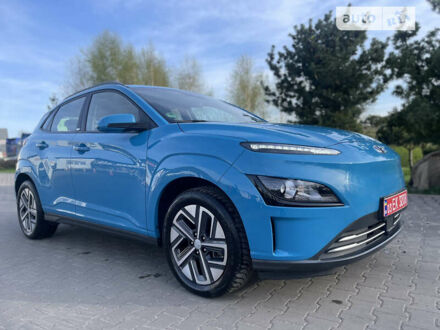 Синий Хендай Kona Electric, объемом двигателя 0 л и пробегом 20 тыс. км за 17550 $, фото 1 на Automoto.ua