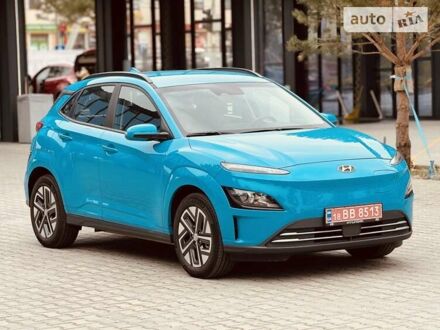 Синій Хендай Kona Electric, об'ємом двигуна 0 л та пробігом 7 тис. км за 21900 $, фото 1 на Automoto.ua