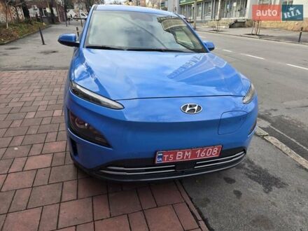 Синий Хендай Kona Electric, объемом двигателя 0 л и пробегом 101 тыс. км за 18300 $, фото 1 на Automoto.ua