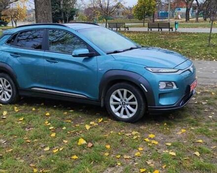 Зеленый Хендай Kona Electric, объемом двигателя 0 л и пробегом 120 тыс. км за 17800 $, фото 7 на Automoto.ua