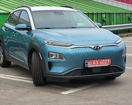 Зеленый Хендай Kona Electric, объемом двигателя 0 л и пробегом 150 тыс. км за 18500 $, фото 1 на Automoto.ua