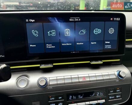 Зеленый Хендай Kona Electric, объемом двигателя 0 л и пробегом 10 тыс. км за 27990 $, фото 24 на Automoto.ua