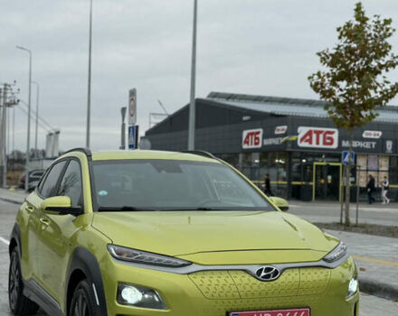 Зеленый Хендай Kona Electric, объемом двигателя 0 л и пробегом 107 тыс. км за 16600 $, фото 1 на Automoto.ua