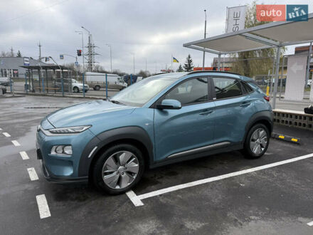 Зеленый Хендай Kona Electric, объемом двигателя 0 л и пробегом 94 тыс. км за 17700 $, фото 1 на Automoto.ua