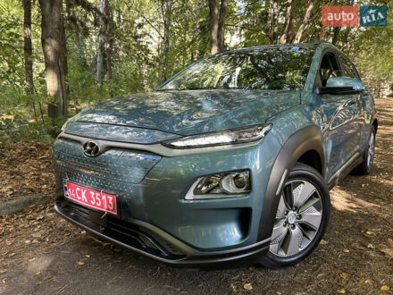 Зеленый Хендай Kona Electric, объемом двигателя 0 л и пробегом 48 тыс. км за 15300 $, фото 1 на Automoto.ua
