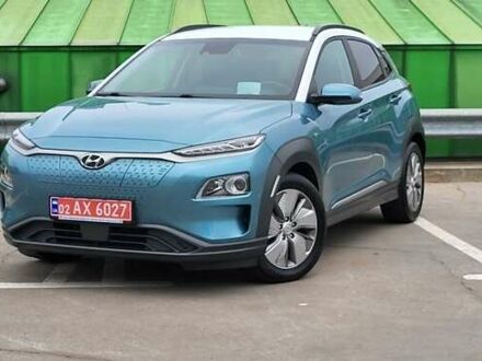 Зеленый Хендай Kona Electric, объемом двигателя 0 л и пробегом 150 тыс. км за 18500 $, фото 1 на Automoto.ua
