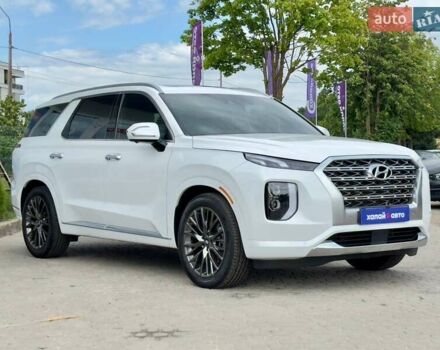 Белый Хендай Palisade, объемом двигателя 3.78 л и пробегом 21 тыс. км за 40000 $, фото 2 на Automoto.ua