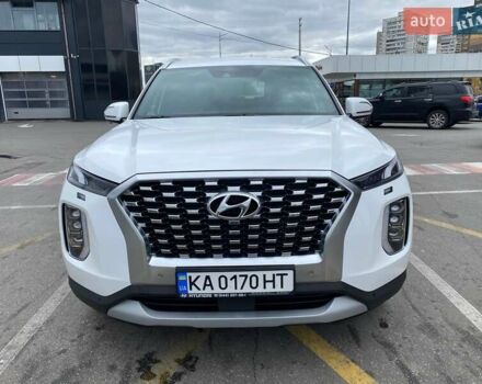 Белый Хендай Palisade, объемом двигателя 2.2 л и пробегом 99 тыс. км за 33500 $, фото 1 на Automoto.ua