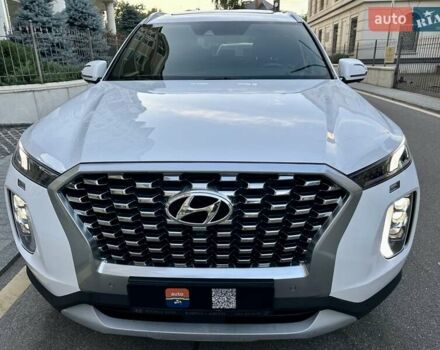 Белый Хендай Palisade, объемом двигателя 2.2 л и пробегом 58 тыс. км за 39000 $, фото 1 на Automoto.ua