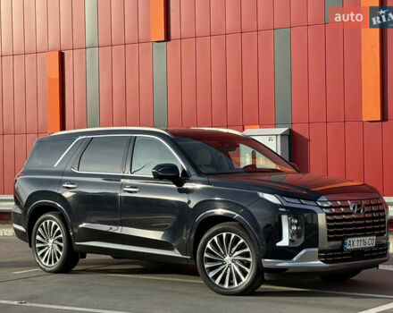 Черный Хендай Palisade, объемом двигателя 3.78 л и пробегом 66 тыс. км за 34000 $, фото 1 на Automoto.ua