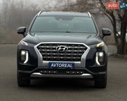 Черный Хендай Palisade, объемом двигателя 3.78 л и пробегом 121 тыс. км за 26900 $, фото 8 на Automoto.ua