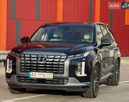 Черный Хендай Palisade, объемом двигателя 3.78 л и пробегом 66 тыс. км за 34000 $, фото 2 на Automoto.ua