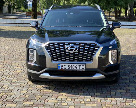 Черный Хендай Palisade, объемом двигателя 2.2 л и пробегом 125 тыс. км за 37900 $, фото 7 на Automoto.ua
