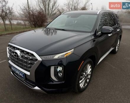 Черный Хендай Palisade, объемом двигателя 3.78 л и пробегом 121 тыс. км за 26900 $, фото 12 на Automoto.ua