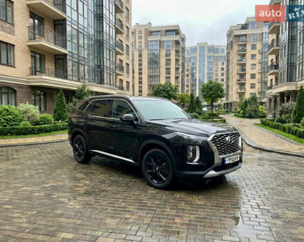 Черный Хендай Palisade, объемом двигателя 3.8 л и пробегом 140 тыс. км за 22900 $, фото 4 на Automoto.ua