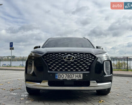 Черный Хендай Palisade, объемом двигателя 3.78 л и пробегом 85 тыс. км за 25555 $, фото 5 на Automoto.ua