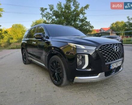 Черный Хендай Palisade, объемом двигателя 3.78 л и пробегом 80 тыс. км за 28900 $, фото 10 на Automoto.ua