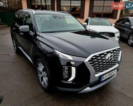 Черный Хендай Palisade, объемом двигателя 2.2 л и пробегом 107 тыс. км за 29900 $, фото 9 на Automoto.ua