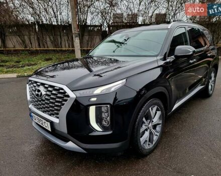 Черный Хендай Palisade, объемом двигателя 2.2 л и пробегом 107 тыс. км за 29900 $, фото 7 на Automoto.ua