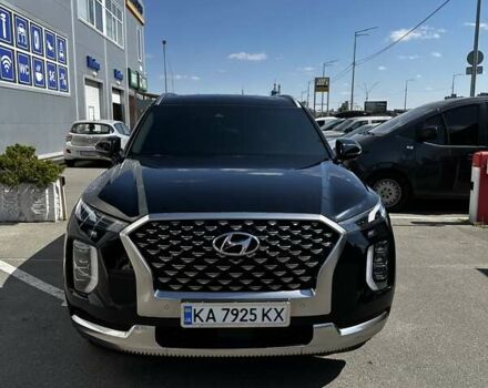 Черный Хендай Palisade, объемом двигателя 2.2 л и пробегом 25 тыс. км за 60014 $, фото 2 на Automoto.ua