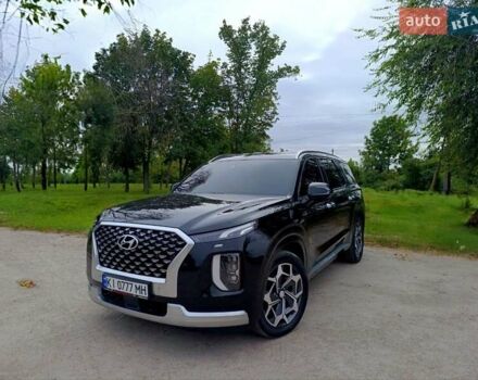Черный Хендай Palisade, объемом двигателя 2.2 л и пробегом 66 тыс. км за 44500 $, фото 1 на Automoto.ua