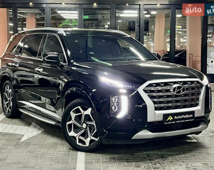 Черный Хендай Palisade, объемом двигателя 3.78 л и пробегом 20 тыс. км за 33000 $, фото 1 на Automoto.ua