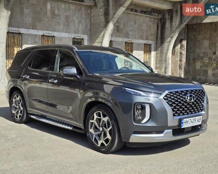 Серый Хендай Palisade, объемом двигателя 3.78 л и пробегом 42 тыс. км за 44999 $, фото 1 на Automoto.ua