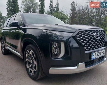 Синий Хендай Palisade, объемом двигателя 3.78 л и пробегом 27 тыс. км за 47500 $, фото 8 на Automoto.ua