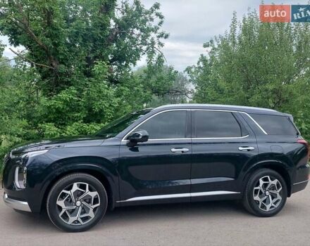 Синий Хендай Palisade, объемом двигателя 3.78 л и пробегом 27 тыс. км за 47500 $, фото 2 на Automoto.ua