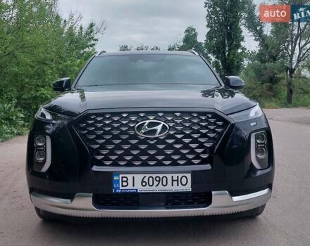 Синий Хендай Palisade, объемом двигателя 3.78 л и пробегом 27 тыс. км за 47500 $, фото 3 на Automoto.ua