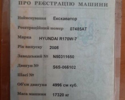 Хендай R170W-7, объемом двигателя 0 л и пробегом 0 тыс. км за 45000 $, фото 12 на Automoto.ua