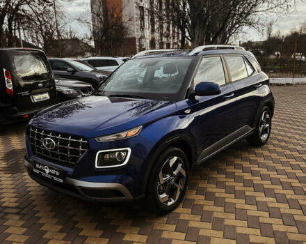 Синий Хендай Venue, объемом двигателя 1.5 л и пробегом 26 тыс. км за 16000 $, фото 2 на Automoto.ua