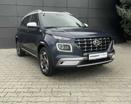 Синий Хендай Venue, объемом двигателя 1.59 л и пробегом 47 тыс. км за 19000 $, фото 1 на Automoto.ua