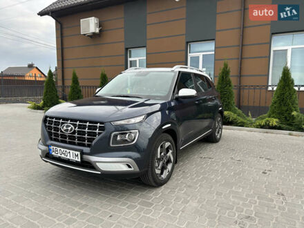 Синий Хендай Venue, объемом двигателя 1.6 л и пробегом 28 тыс. км за 21500 $, фото 1 на Automoto.ua