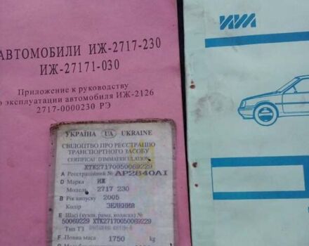 Зелений ІЖ 2715, об'ємом двигуна 1.6 л та пробігом 290 тис. км за 1000 $, фото 14 на Automoto.ua