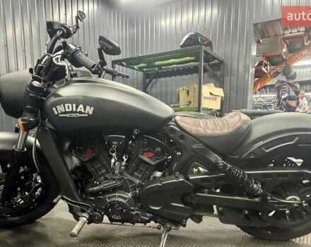Черный Индиан Scout  Bobber , объемом двигателя 1.13 л и пробегом 3 тыс. км за 11900 $, фото 1 на Automoto.ua