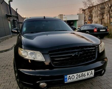 Черный Инфинити ФХ, объемом двигателя 4.5 л и пробегом 255 тыс. км за 6900 $, фото 1 на Automoto.ua