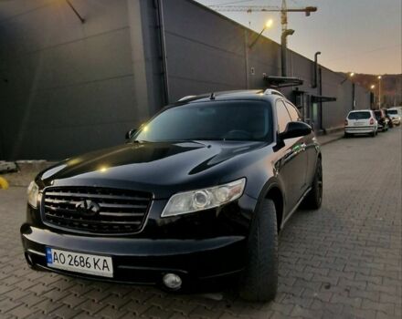 Черный Инфинити ФХ, объемом двигателя 4.5 л и пробегом 255 тыс. км за 6900 $, фото 4 на Automoto.ua