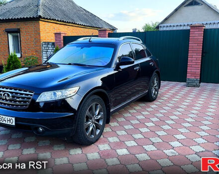 Черный Инфинити ФХ, объемом двигателя 3.5 л и пробегом 225 тыс. км за 10499 $, фото 1 на Automoto.ua