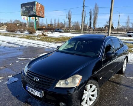 Черный Инфинити М, объемом двигателя 3.5 л и пробегом 224 тыс. км за 5500 $, фото 1 на Automoto.ua