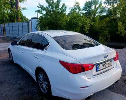 Білий Інфініті Q50, об'ємом двигуна 3.7 л та пробігом 117 тис. км за 14900 $, фото 3 на Automoto.ua
