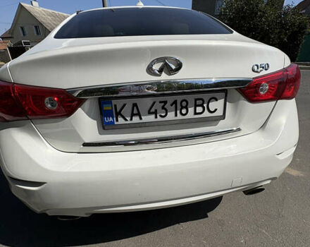 Белый Инфинити Q50, объемом двигателя 3.7 л и пробегом 225 тыс. км за 12900 $, фото 18 на Automoto.ua
