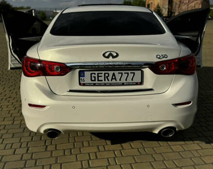 Білий Інфініті Q50, об'ємом двигуна 2.2 л та пробігом 148 тис. км за 16700 $, фото 9 на Automoto.ua