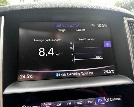 Белый Инфинити Q50, объемом двигателя 3.7 л и пробегом 129 тыс. км за 14000 $, фото 8 на Automoto.ua