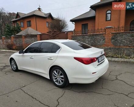 Белый Инфинити Q50, объемом двигателя 3.7 л и пробегом 124 тыс. км за 15600 $, фото 25 на Automoto.ua