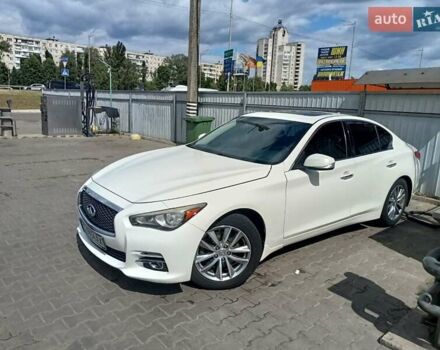 Белый Инфинити Q50, объемом двигателя 3.7 л и пробегом 84 тыс. км за 17200 $, фото 15 на Automoto.ua