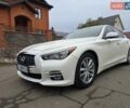 Белый Инфинити Q50, объемом двигателя 3.7 л и пробегом 124 тыс. км за 15500 $, фото 1 на Automoto.ua