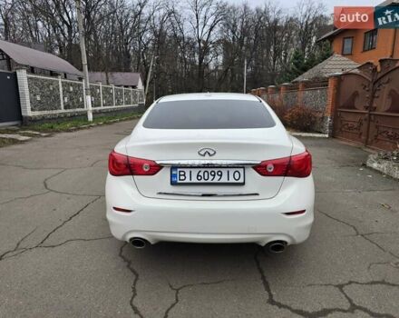 Белый Инфинити Q50, объемом двигателя 3.7 л и пробегом 124 тыс. км за 15500 $, фото 23 на Automoto.ua